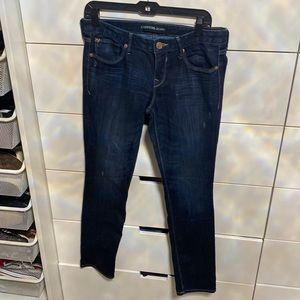 Express ankle skinny Stella low rise jeans